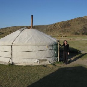 Me and my Gobi Yurt in Mongolia