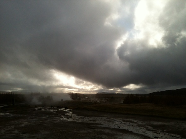 A break in the clouds, Iceland A break in the clouds, Iceland