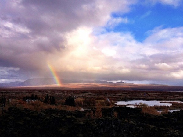 One of many rainbows on the Iceland Golden Circle