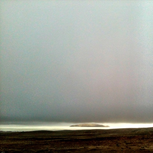 A sliver of sun in the clouds, Iceland