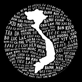 Vietnam map (c) Ella Sanders